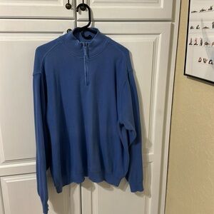 Men’s Talbots 100% Pima Cotton Blue Sweater.  Size XL.